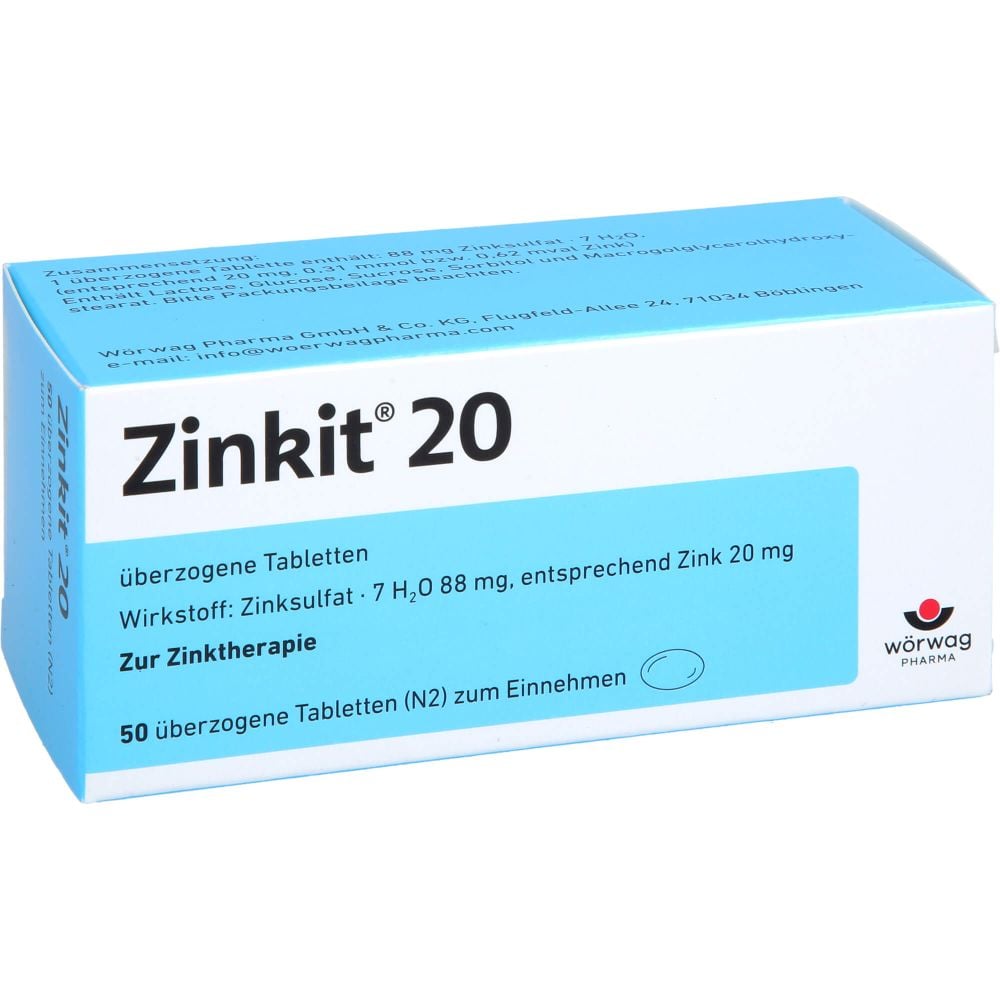 ZINKIT 20 überzogene Tabletten