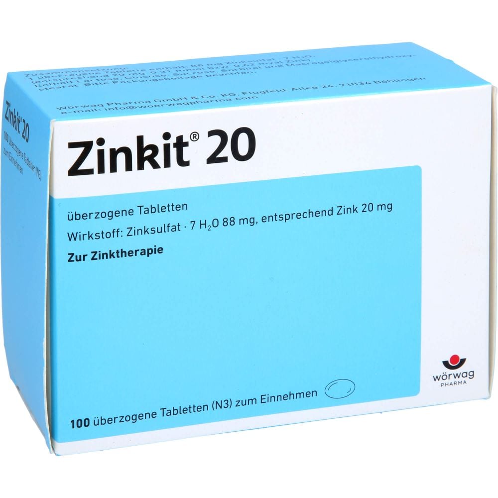ZINKIT 20 überzogene Tabletten