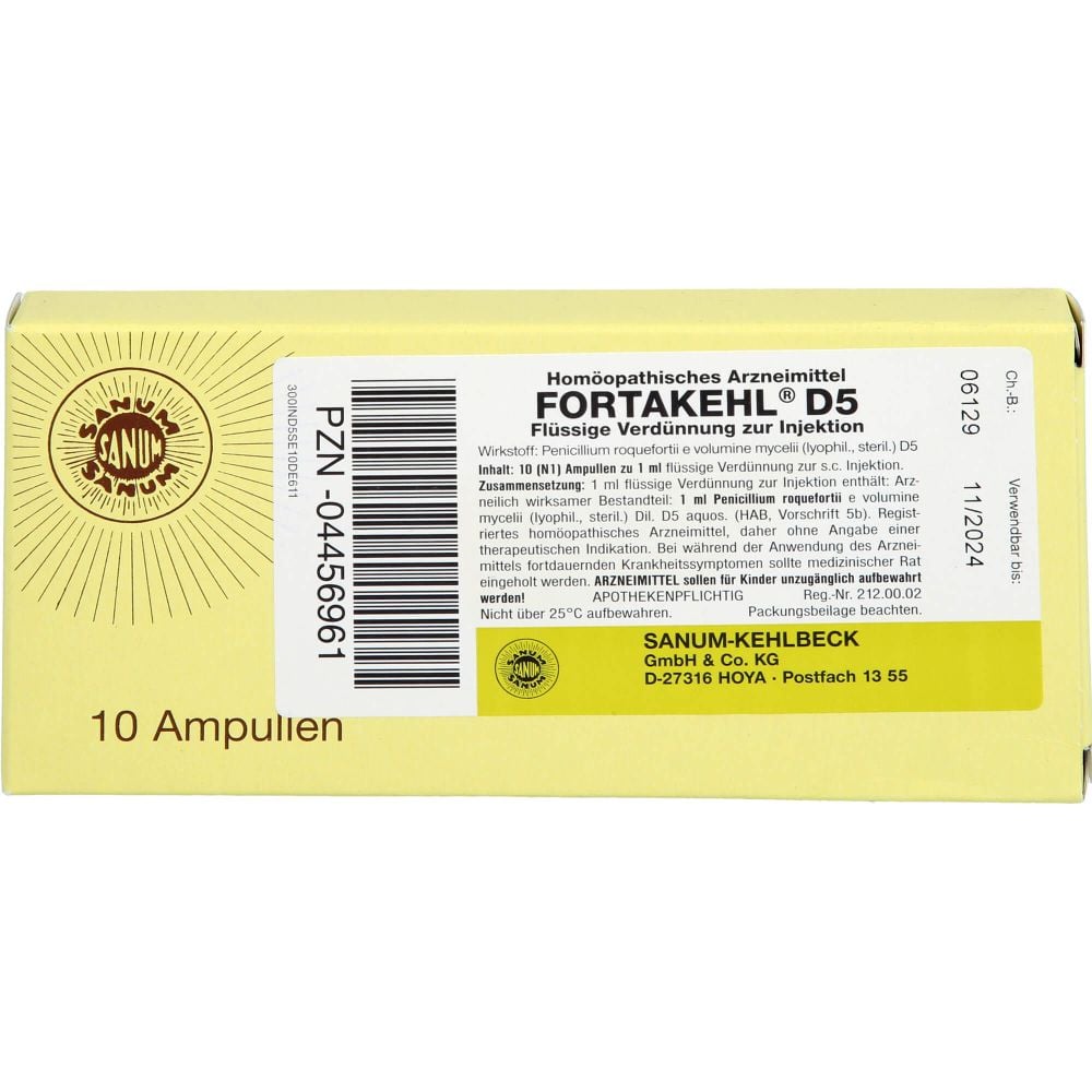 FORTAKEHL D 5 Ampullen