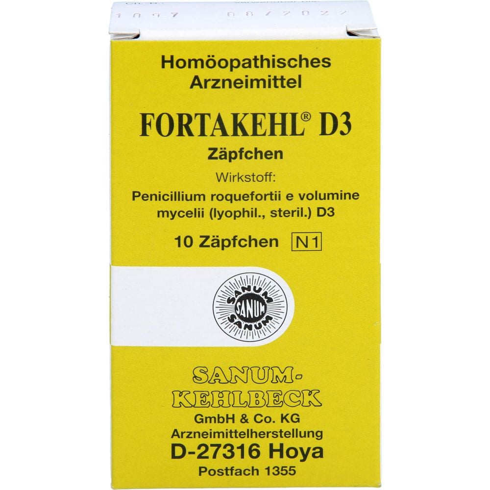 FORTAKEHL D 3 Zäpfchen