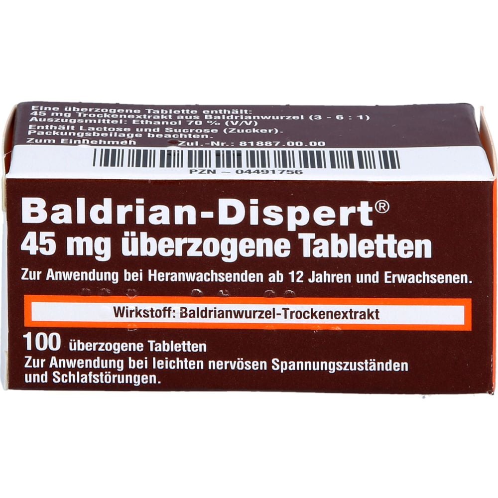 BALDRIAN DISPERT 45 mg überzogene Tabletten