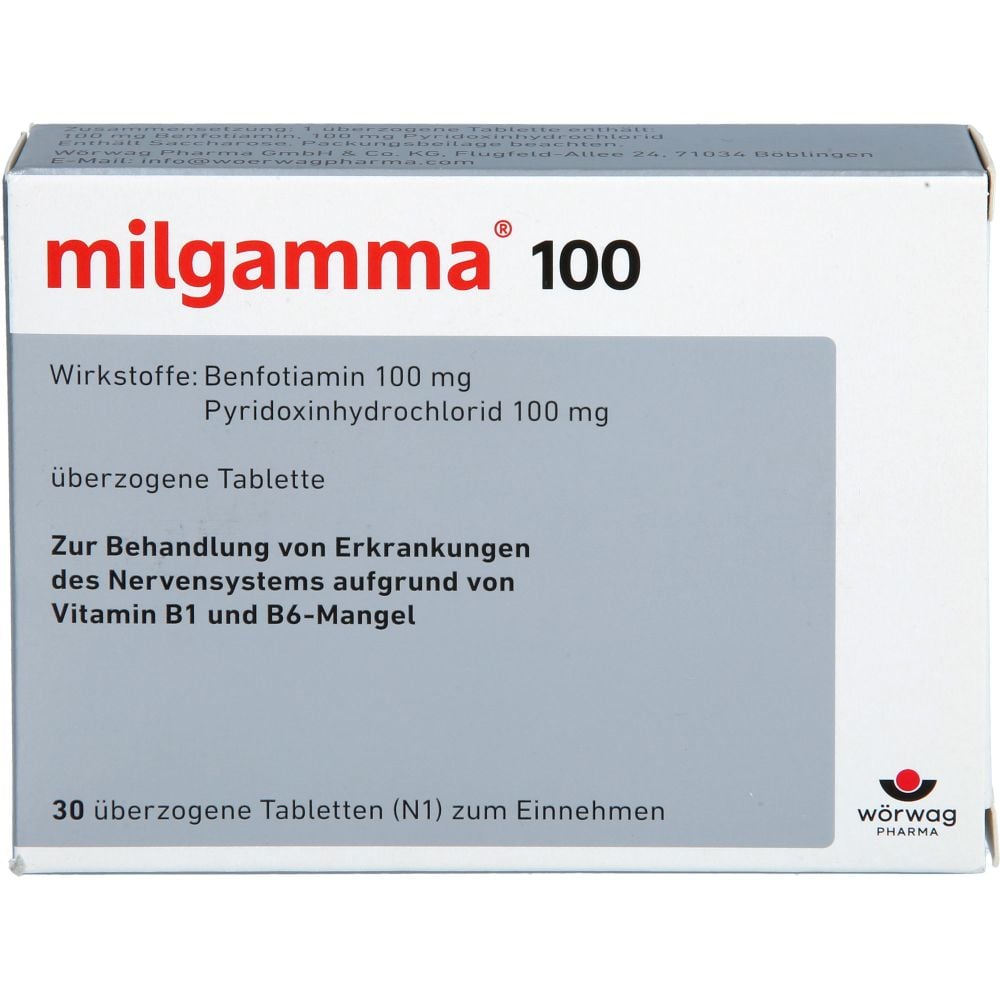 MILGAMMA 100 mg überzogene Tabletten