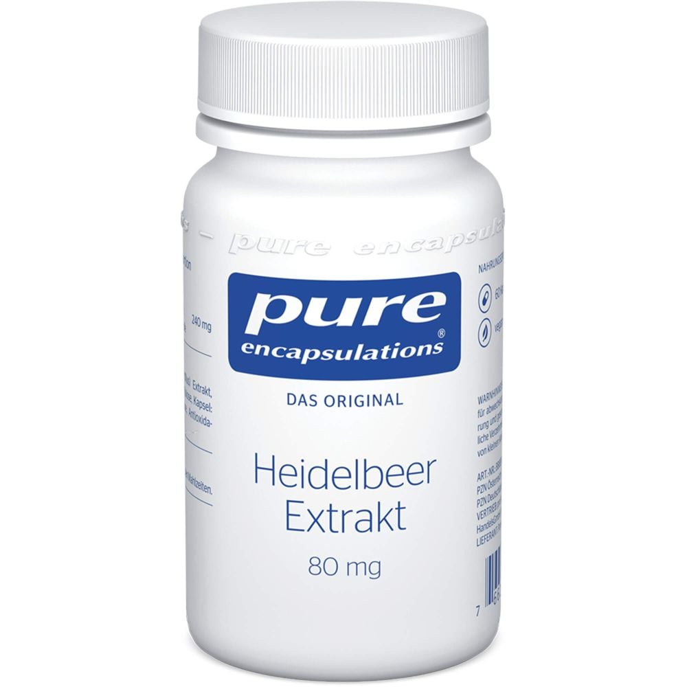 PURE ENCAPSULATIONS Heidelbeer Extrakt 80 mg Kaps.