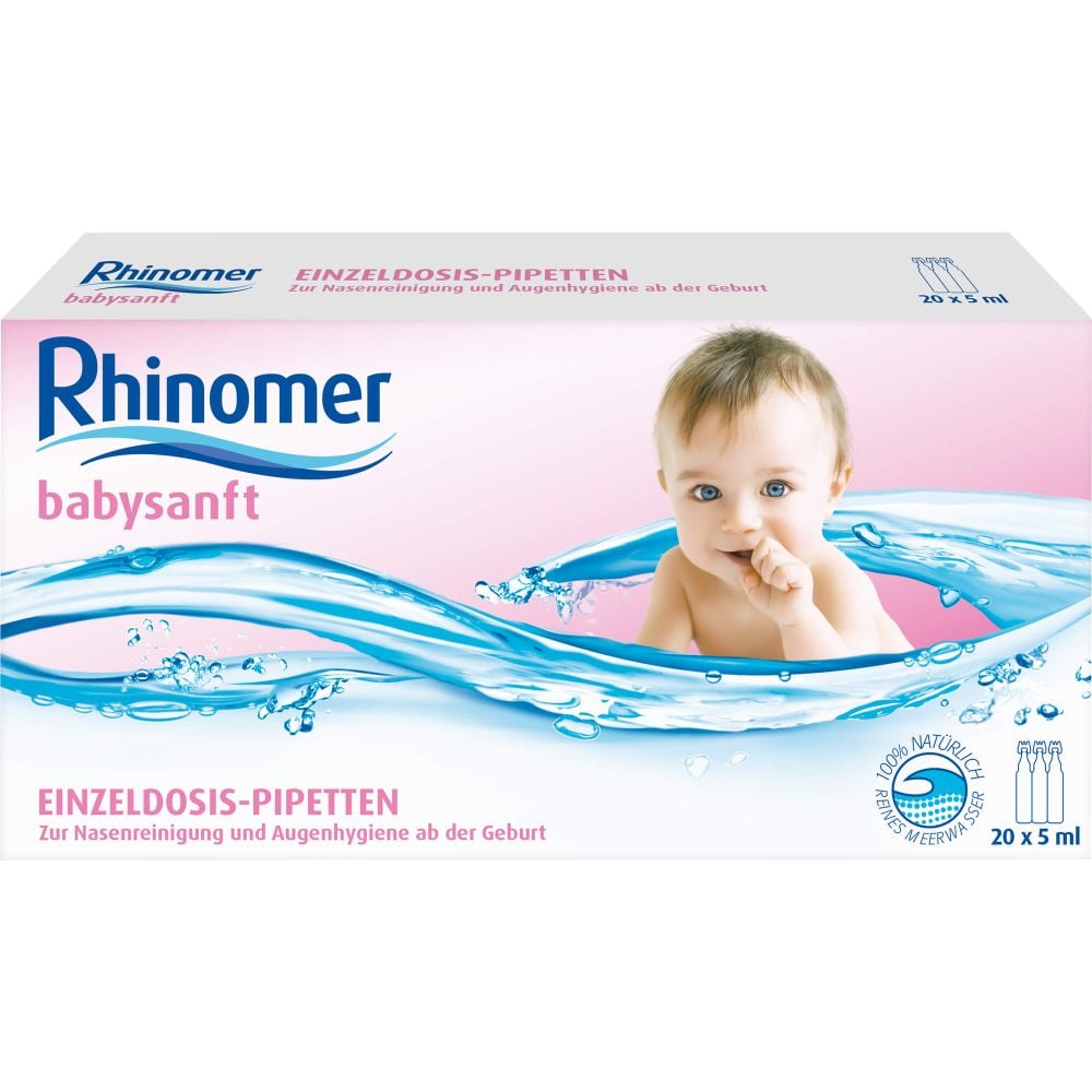 RHINOMER babysanft Meerwasser 5ml Einzeldosispip.