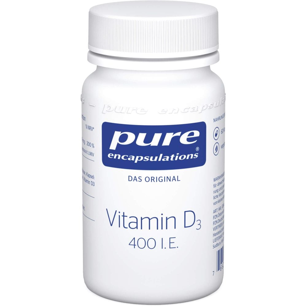 PURE ENCAPSULATIONS Vitamin D3 400 I.E. Kapseln