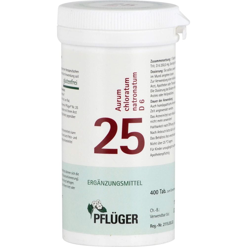 BIOCHEMIE Pflüger 25 Aurum chlorat.natron.D 6 Tab.