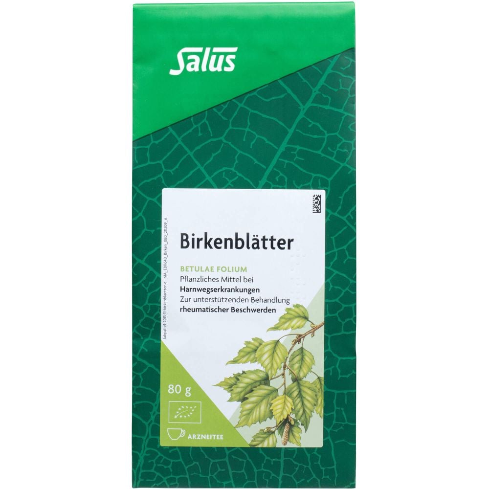 BIRKENBLÄTTER Tee Bio Betulae folium Salus