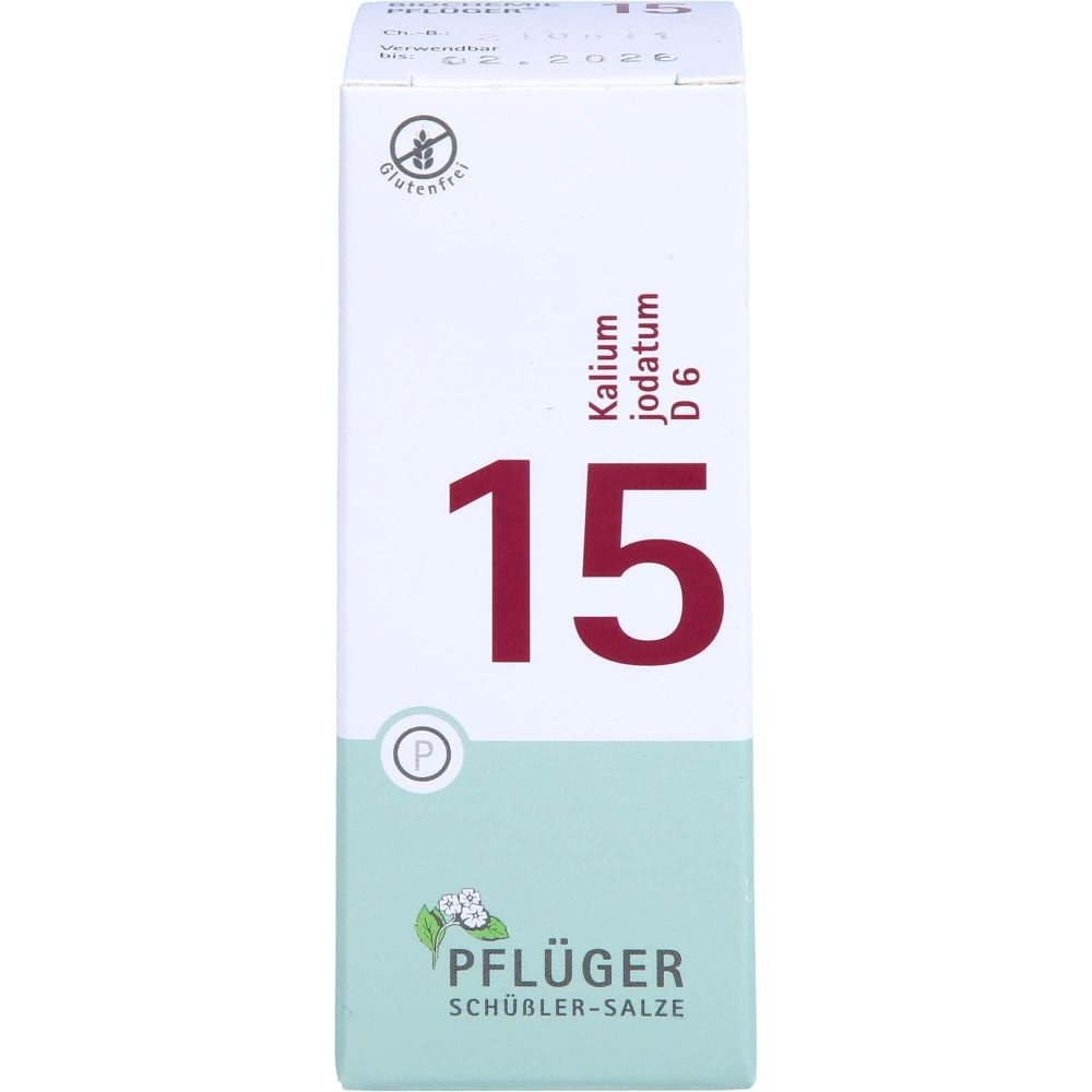 BIOCHEMIE Pflüger 15 Kalium jodatum D 6 Tabletten
