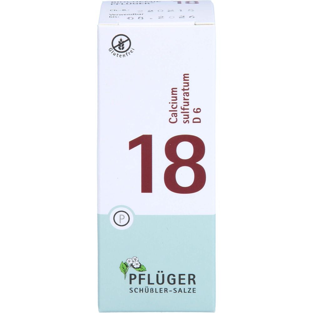 BIOCHEMIE Pflüger 18 Calcium sulfuratum D 6 Tabl.