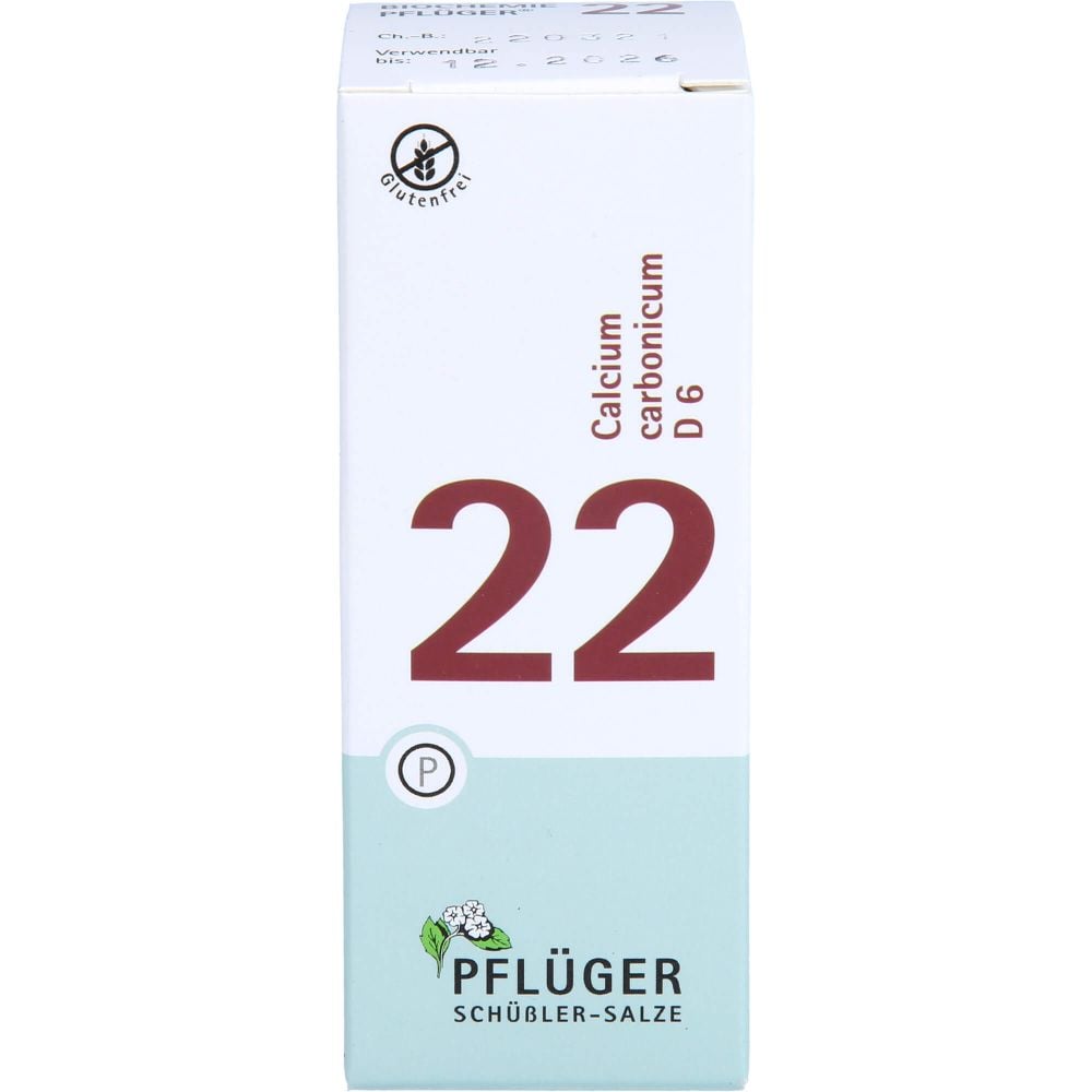 BIOCHEMIE Pflüger 22 Calcium carbonicum D 6 Tabl.