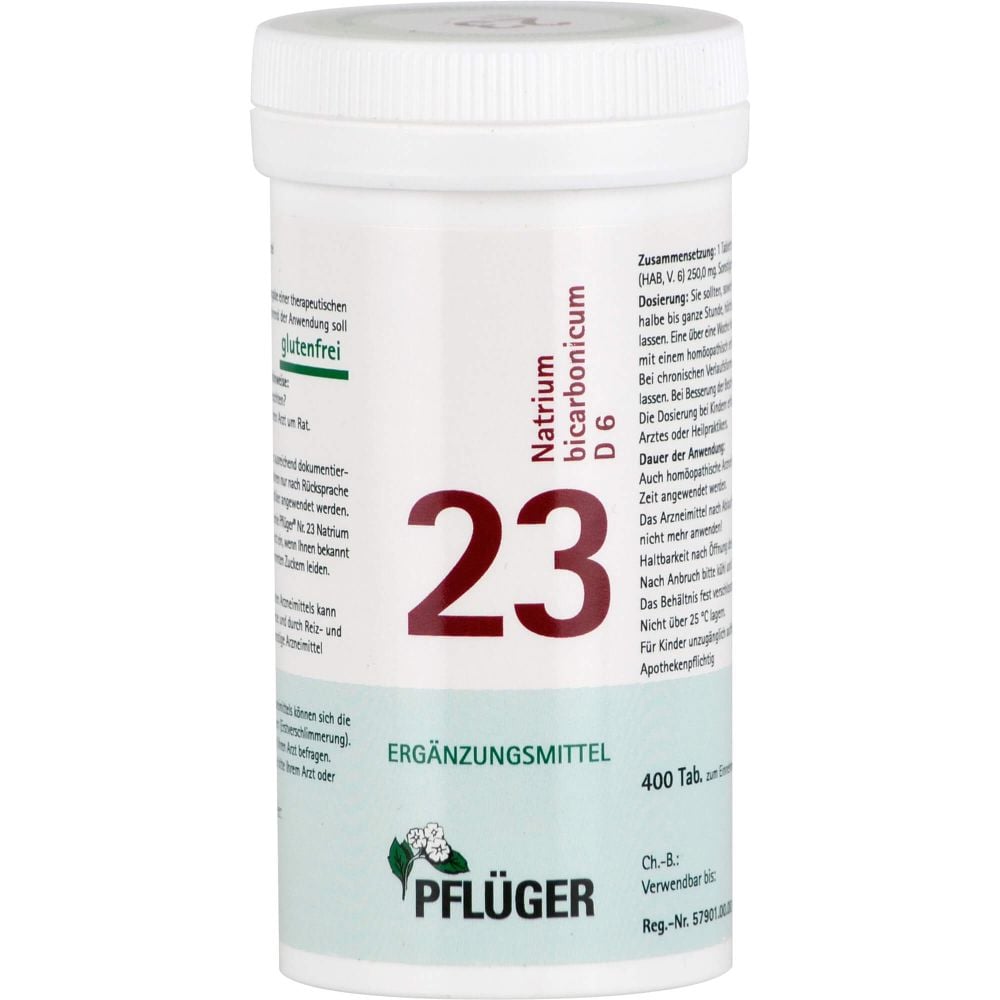 BIOCHEMIE Pflüger 23 Natrium bicarbonicum D 6 Tab.