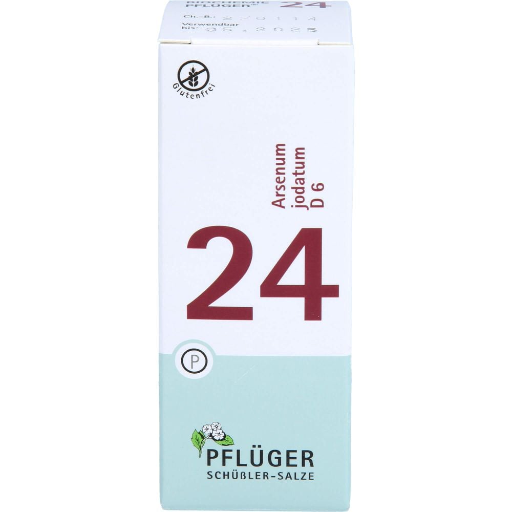BIOCHEMIE Pflüger 24 Arsenum jodatum D 6 Tabletten