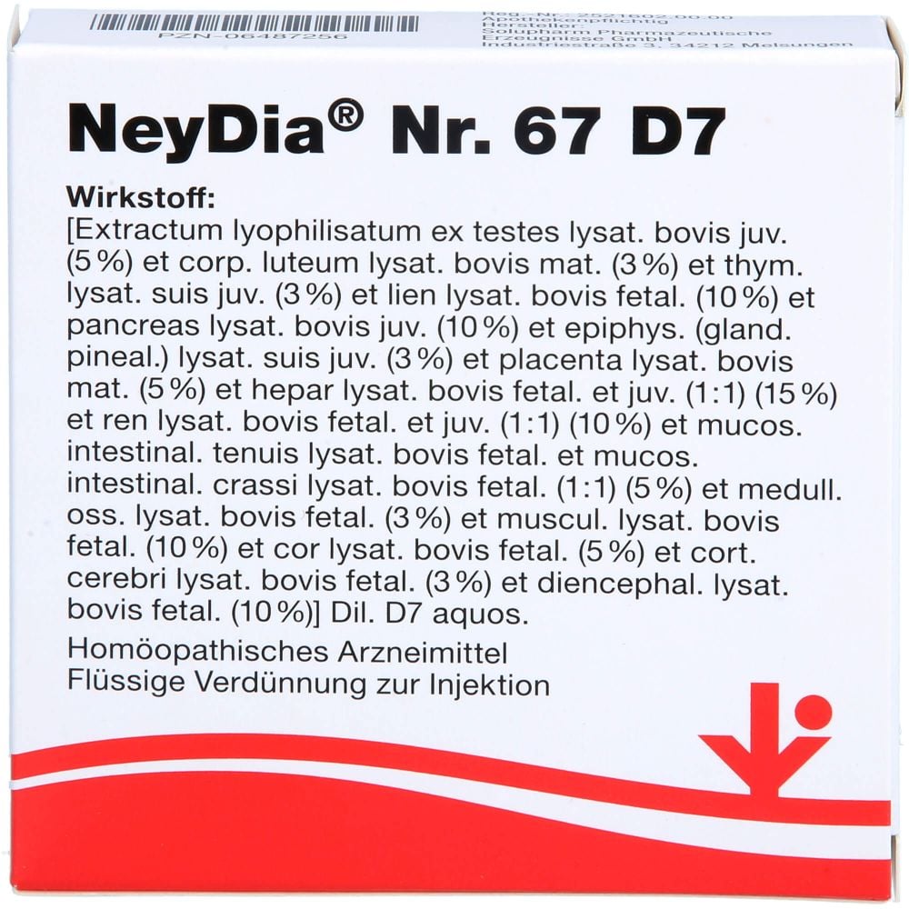 NEYDIA Nr.67 D 7 Ampullen