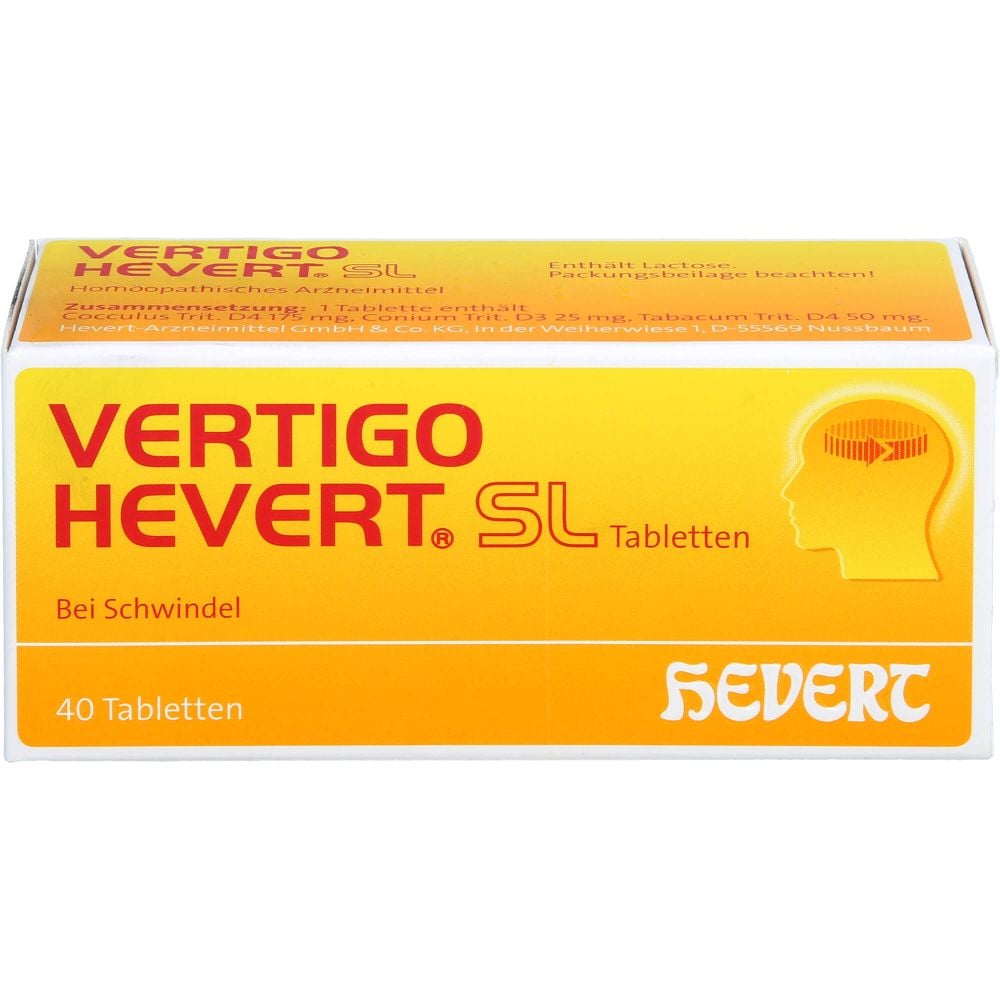 VERTIGO HEVERT SL Tabletten