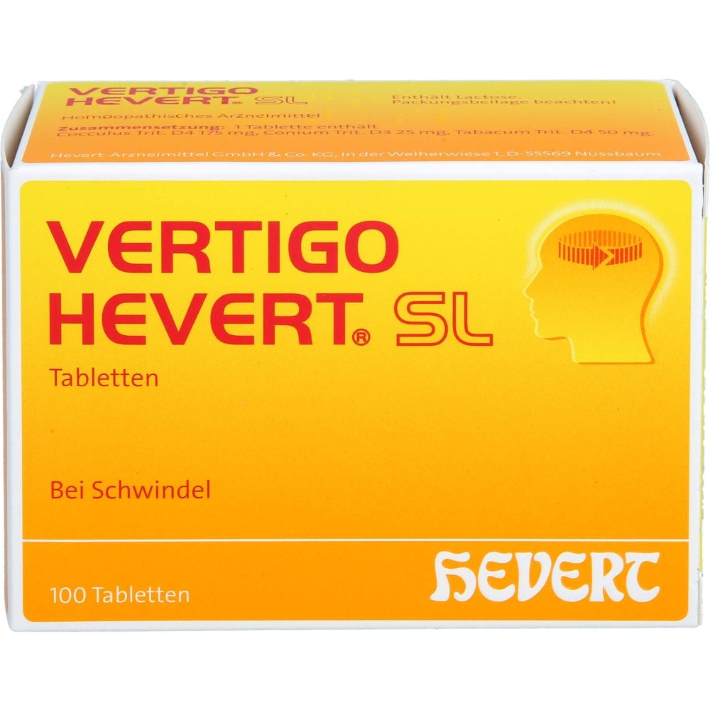 VERTIGO HEVERT SL Tabletten