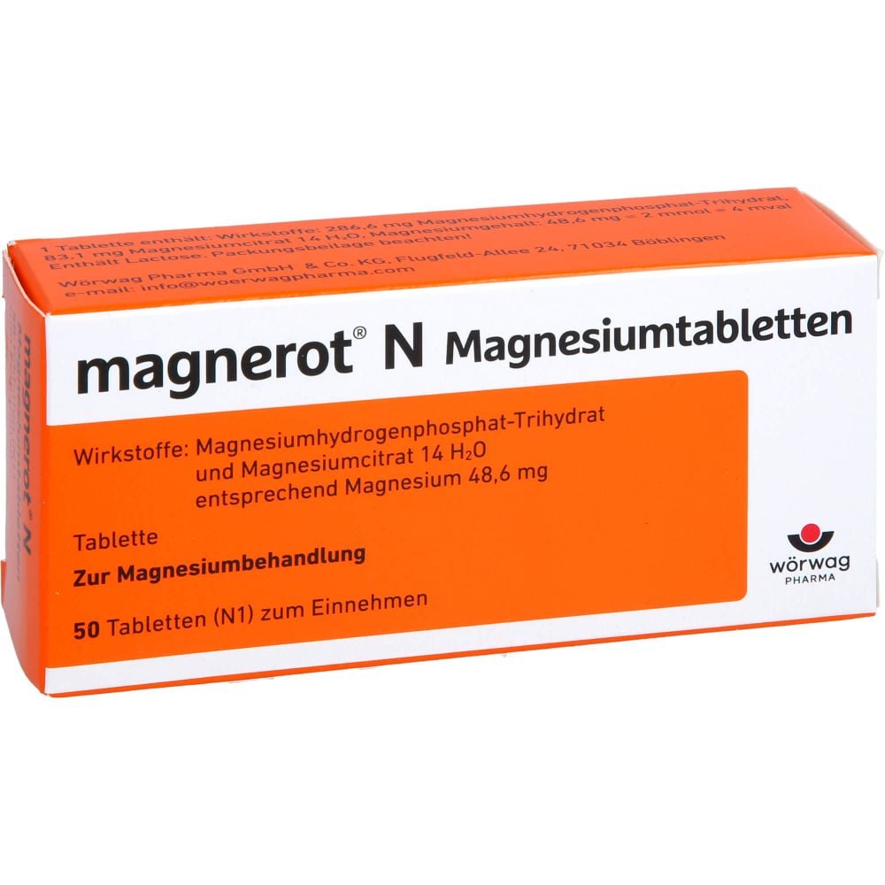 MAGNEROT N Magnesiumtabletten