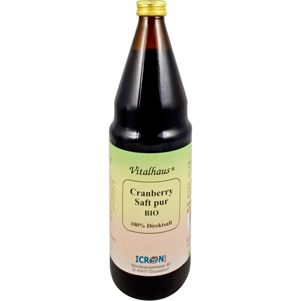 CRANBERRY SAFT pur Bio Vitalhaus