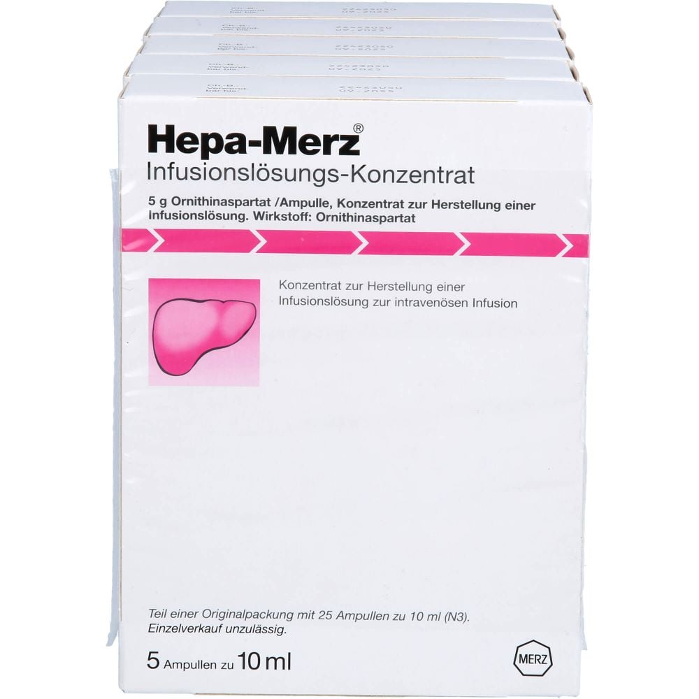 HEPA-MERZ Infusionslösungs-Konzentrat Ampullen