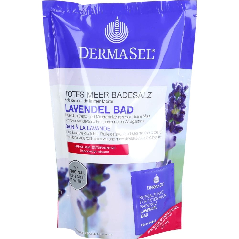 DERMASEL Totes Meer Badesalz+Lavendel SPA