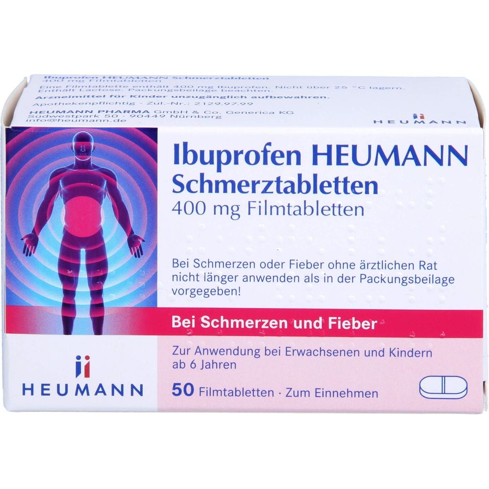 IBUPROFEN Heumann Schmerztabletten 400 mg