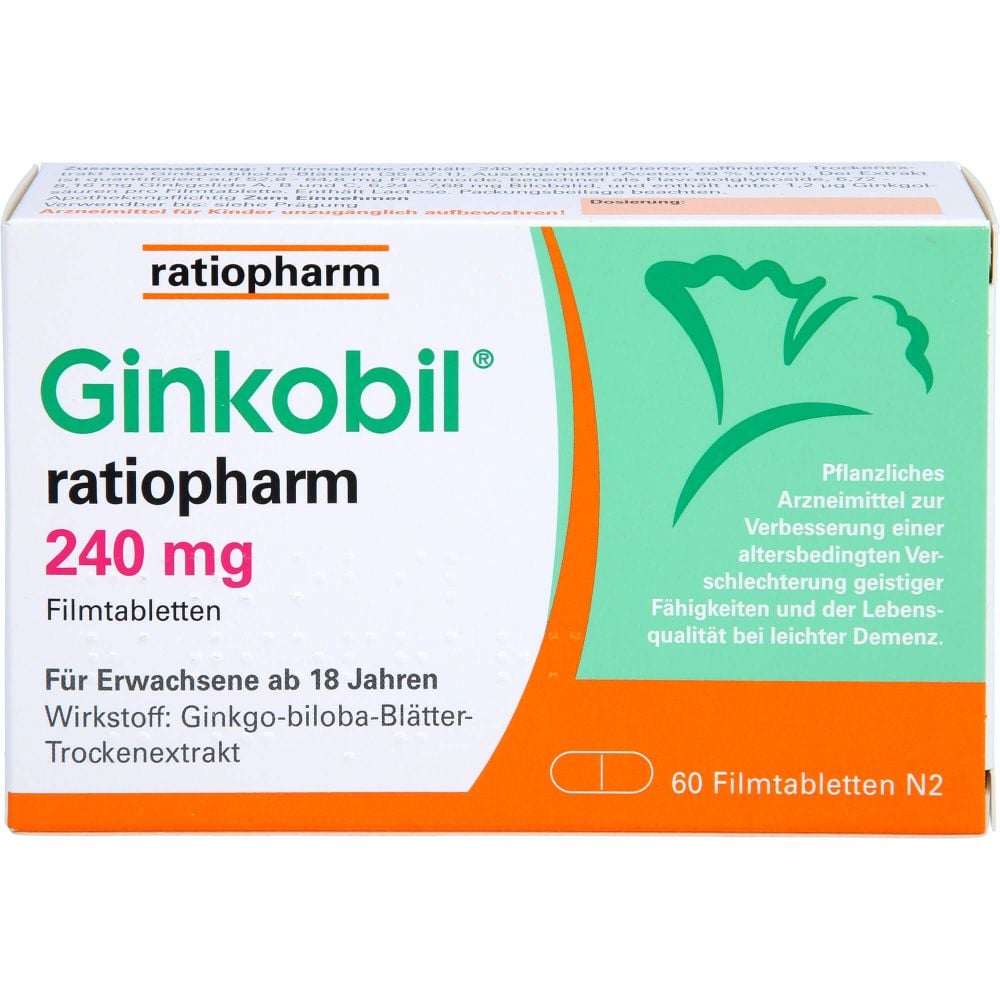 GINKOBIL-ratiopharm 240 mg Filmtabletten