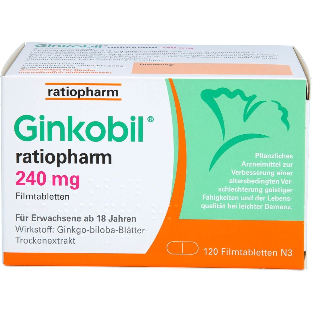 GINKOBIL-ratiopharm 240 mg Filmtabletten