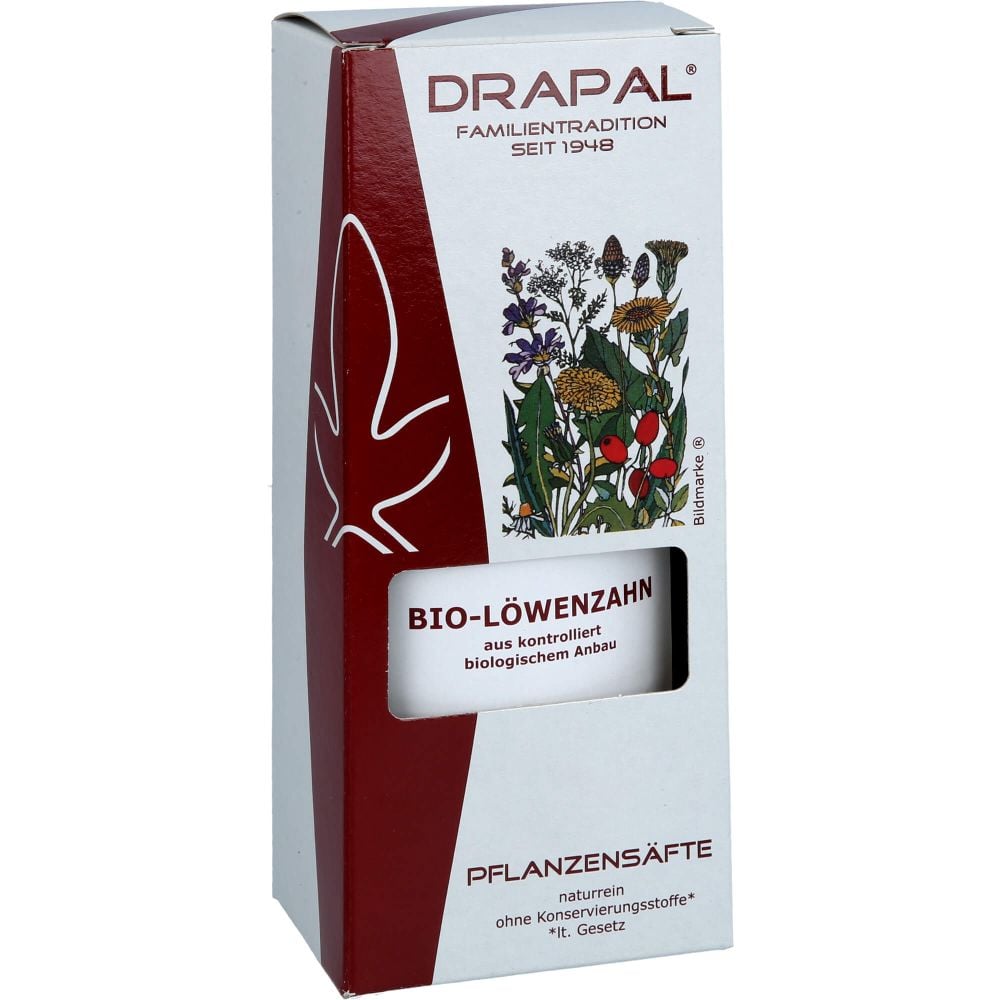 LÖWENZAHNBLÄTTER Bio Pflanzensaft Drapal