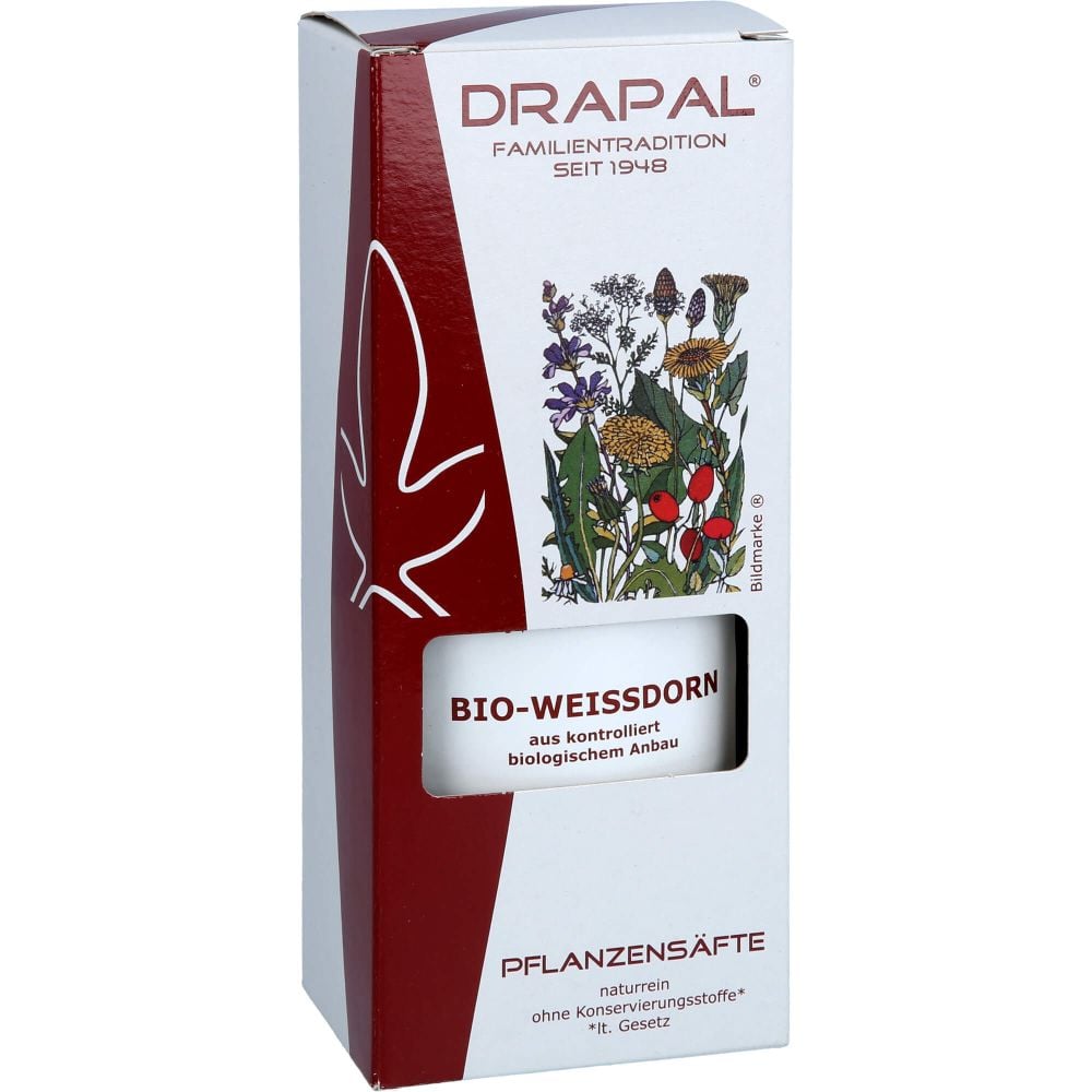 WEISSDORNBEEREN Bio Pflanzensaft Drapal