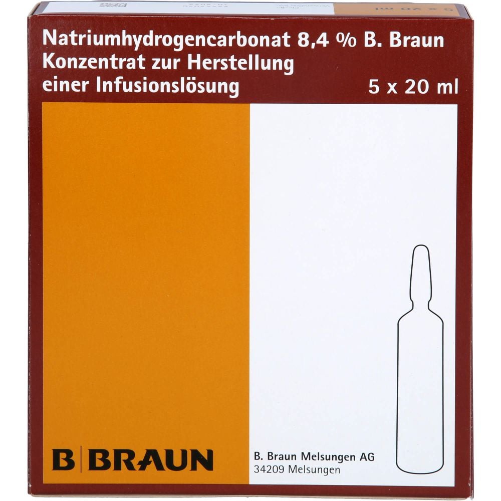 NATRIUMHYDROGENCARBONAT B.Braun 8,4% Glas