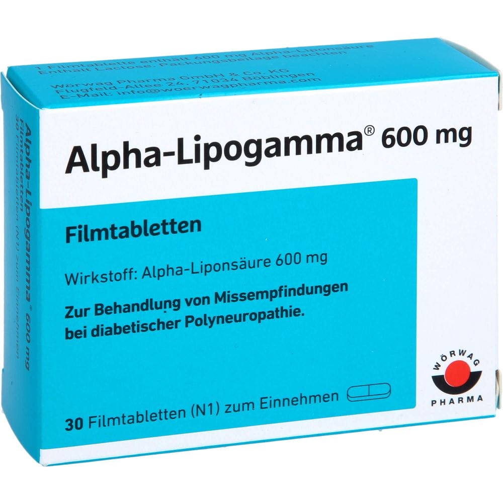 ALPHA-LIPOGAMMA 600 mg Filmtabletten