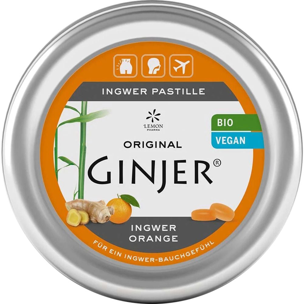 INGWER GINJER Pastillen Bio