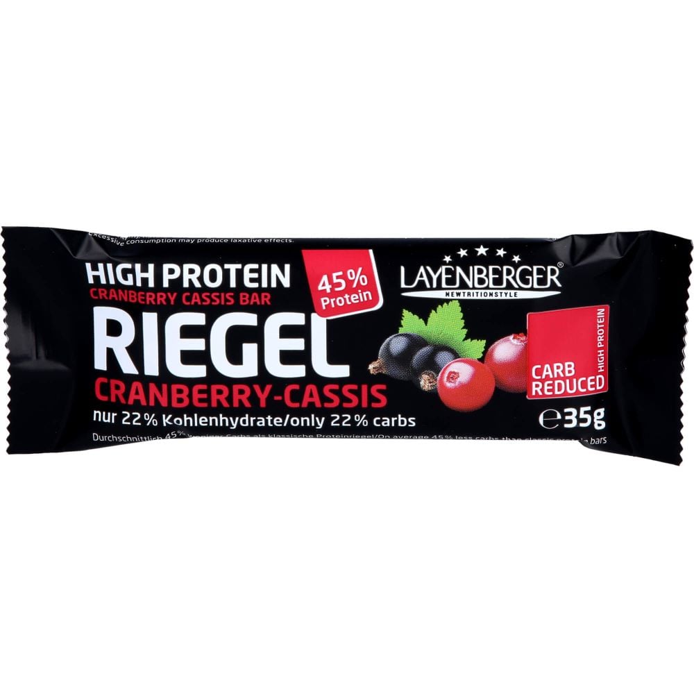 LAYENBERGER LowCarb.one Protein-Riegel Cra.-Cassis