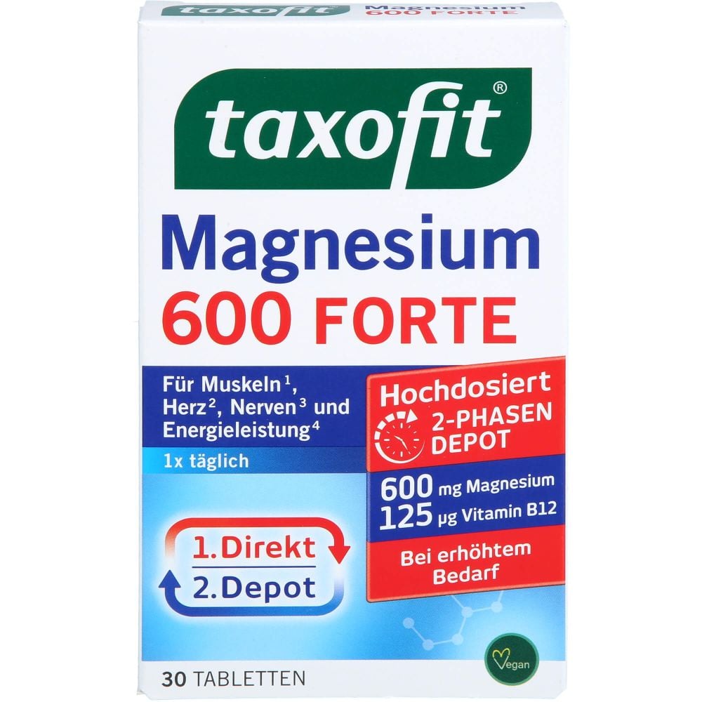 TAXOFIT Magnesium 600 FORTE Depot Tabletten