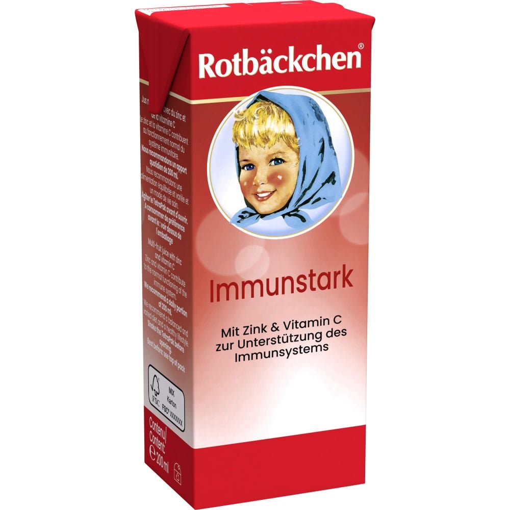 RABENHORST Rotbäckchen Immunstark Saft Tetra