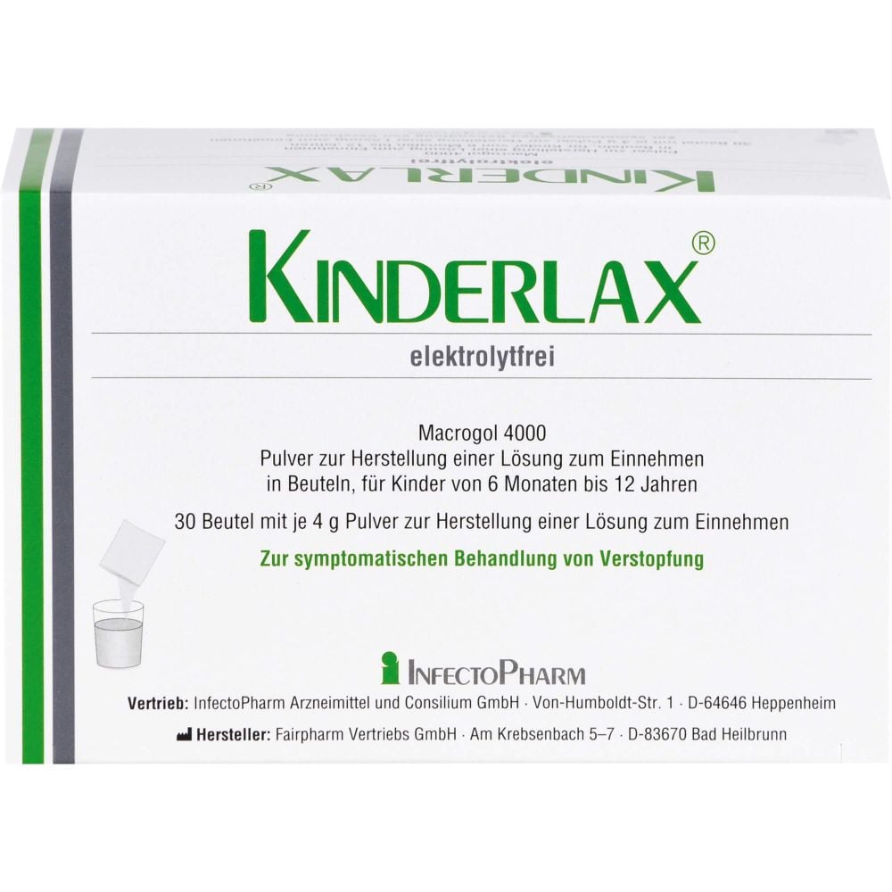 KINDERLAX elektrolytfrei Plv.z.Her.e.Lsg.z.Einn.