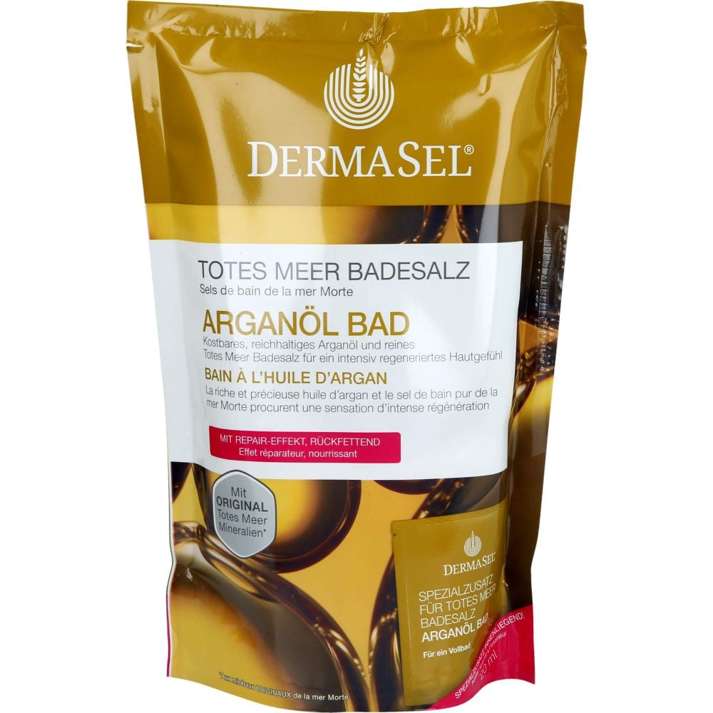 DERMASEL Totes Meer Badesalz+Arganöl