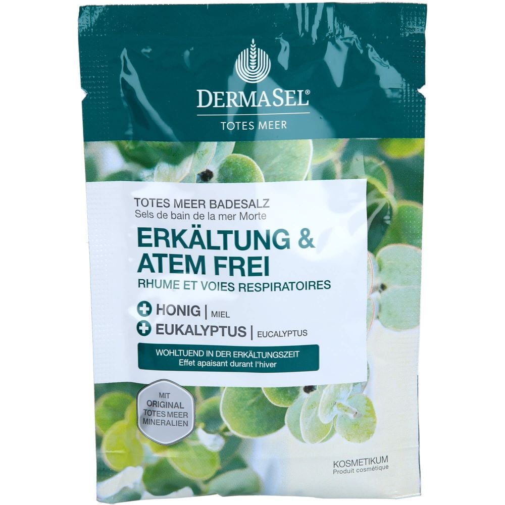 DERMASEL Totes Meer Badesalz Erkältung & Atemfrei