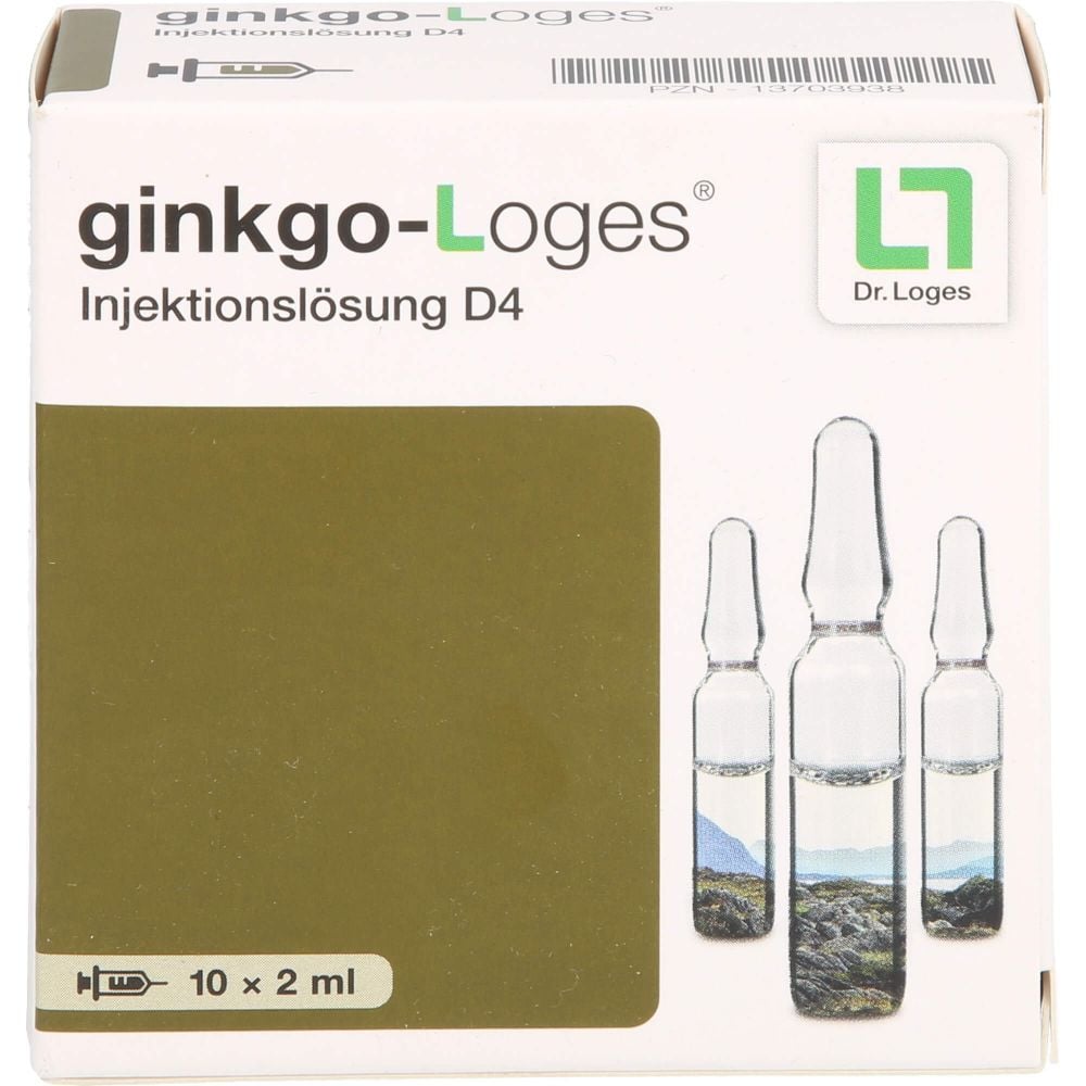 GINKGO-LOGES Injektionslösung D 4 Amp.