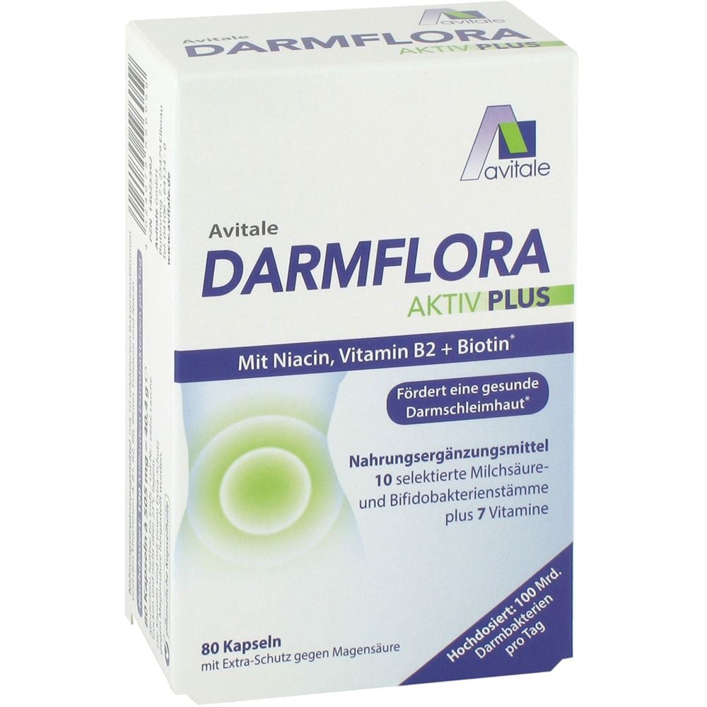 DARMFLORA Aktiv Plus 100 Mrd.Bakterien+7 Vitamine