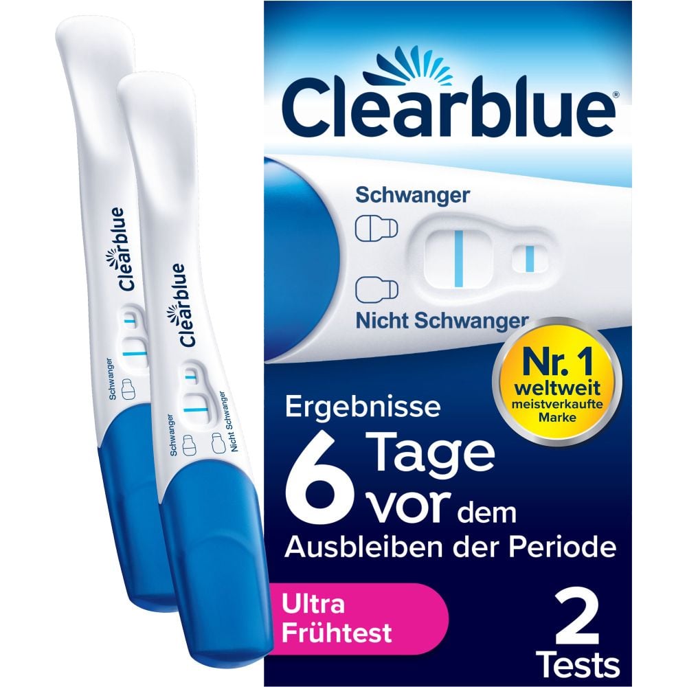 CLEARBLUE Schwangerschaftstest frühe Erkennung