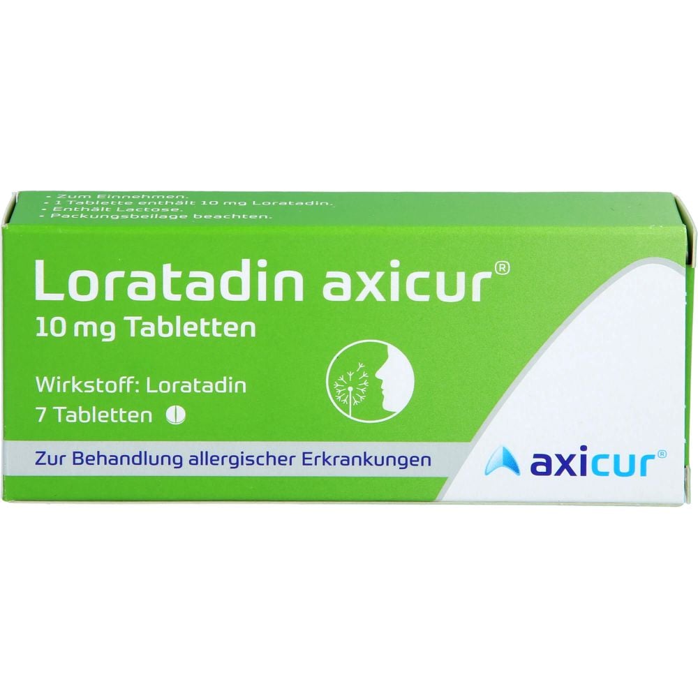 LORATADIN axicur 10 mg Tabletten
