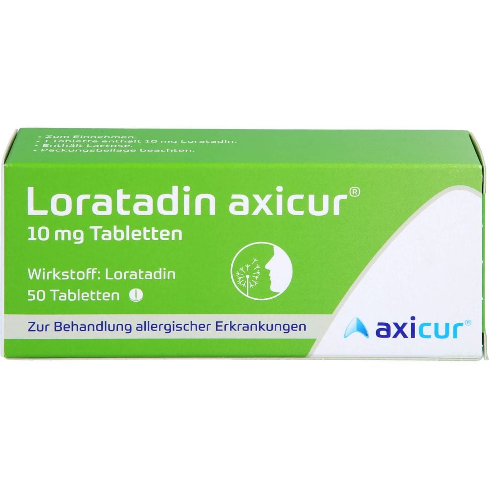 LORATADIN axicur 10 mg Tabletten