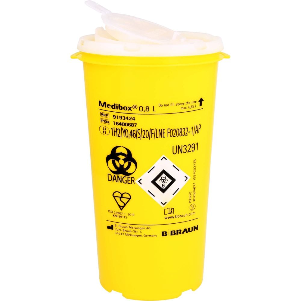 MEDIBOX Entsorgungsbehälter 0,8 l