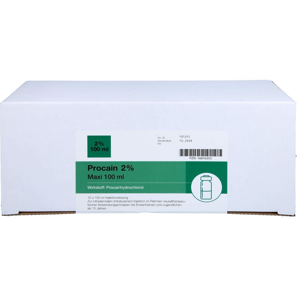 PROCAIN pharmarissano Injektionsflasche 2% 100 ml