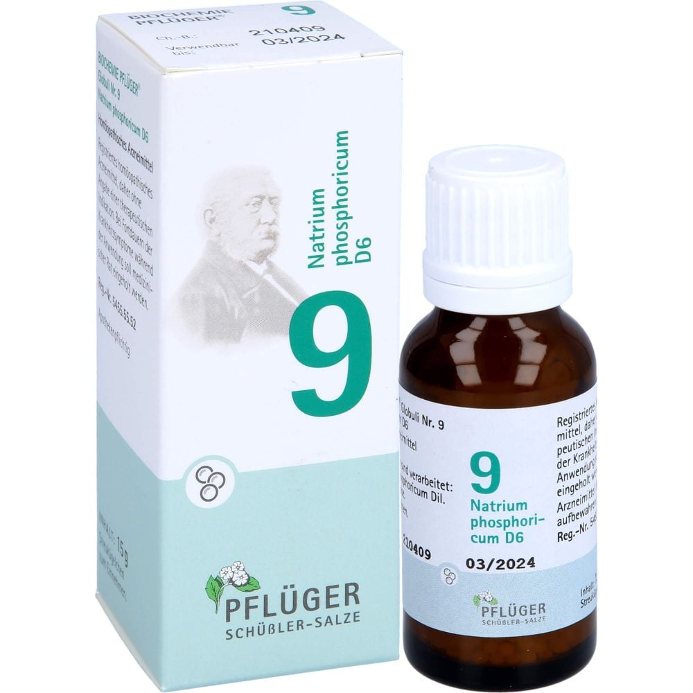 BIOCHEMIE Pflüger 9 Natrium phosphoricum D 6 Glob.