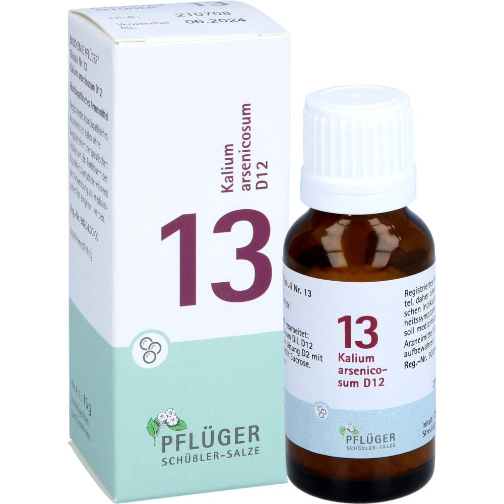 BIOCHEMIE Pflüger 13 Kalium arsenicosum D 12 Glob.