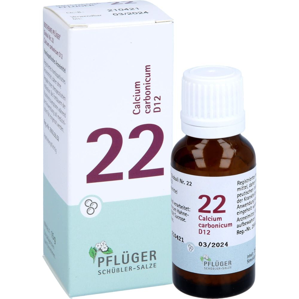 BIOCHEMIE Pflüger 22 Calcium carbonicum D 12 Glob.