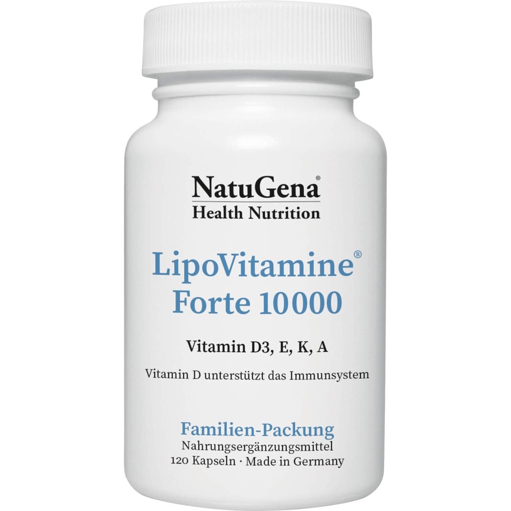 LIPOVITAMINE Forte 10.000 I.E. D3+K2+A+E Kapseln