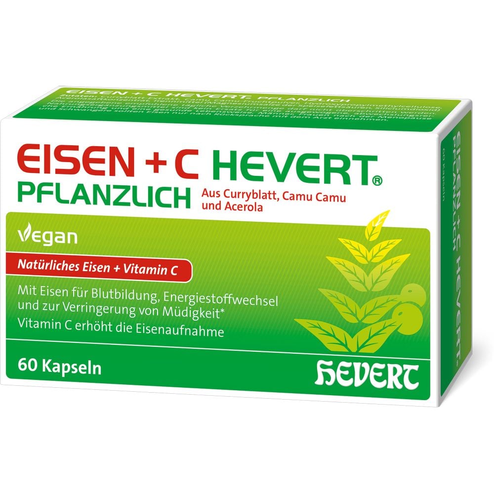 EISEN+C Hevert pflanzlich Kapseln