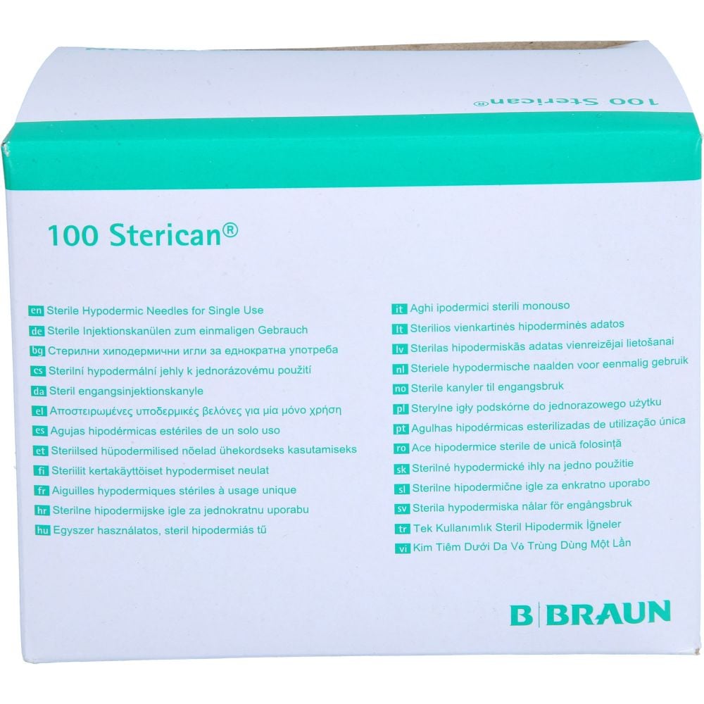 STERICAN Einmalkanüle 20 G 40 mm